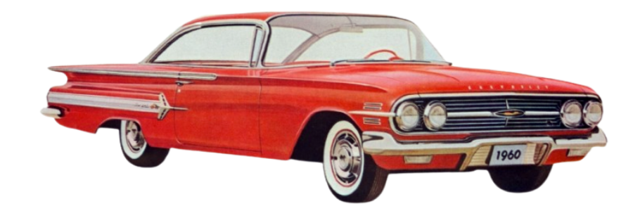 Classic vintage car illustration